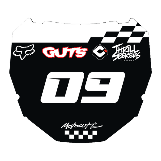 CUSTOM ODI NUMBER PLATE DECAL