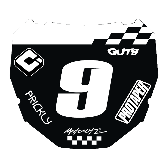 CUSTOM ODI NUMBER PLATE DECAL