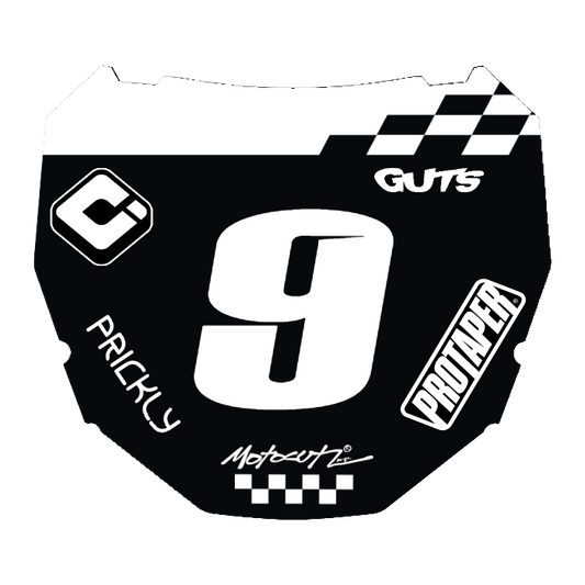CUSTOM ODI NUMBER PLATE DECAL