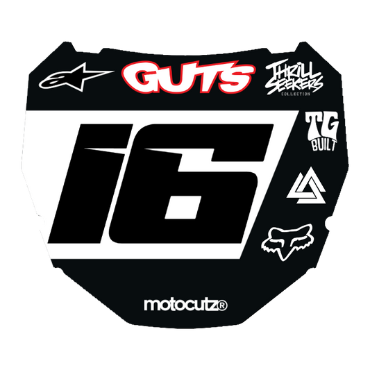 CUSTOM ODI NUMBER PLATE DECAL