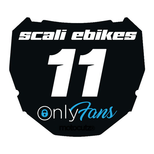 CUSTOM ODI NUMBER PLATE DECAL