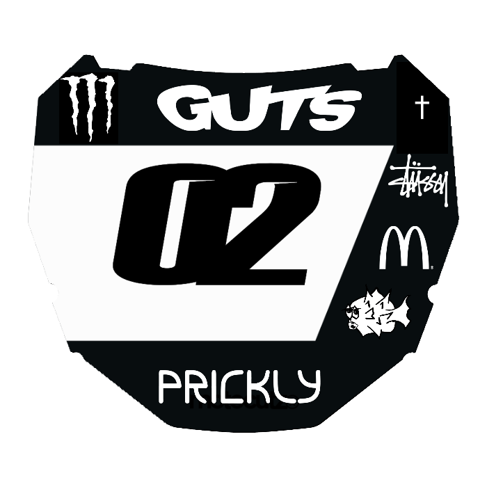 CUSTOM ODI NUMBER PLATE DECAL