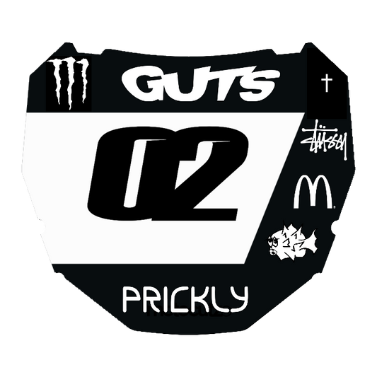 CUSTOM ODI NUMBER PLATE DECAL