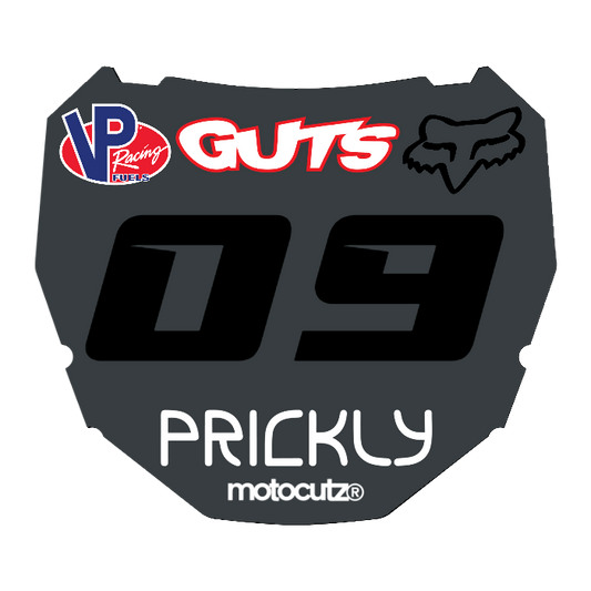CUSTOM ODI NUMBER PLATE DECAL