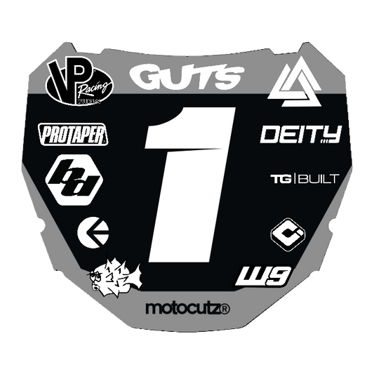 CUSTOM ODI NUMBER PLATE DECAL