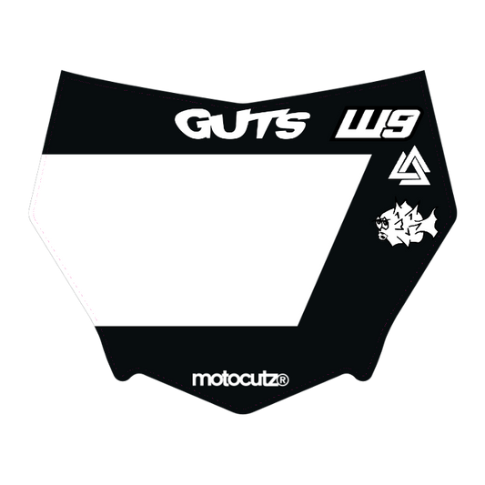 CUSTOM MOTOCUTZ FRONT PLATE DECAL