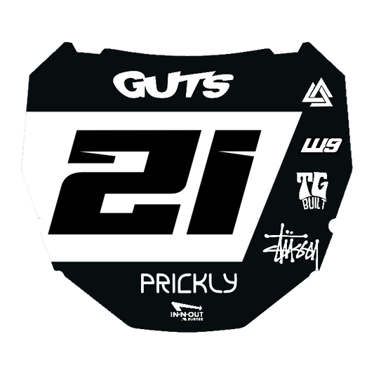 CUSTOM ODI NUMBER PLATE DECAL