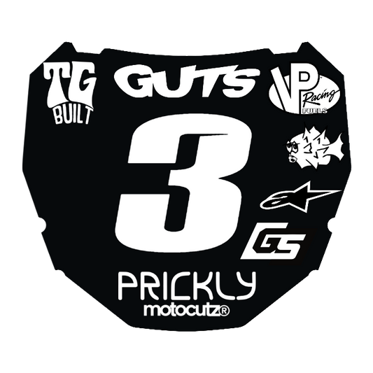 CUSTOM ODI NUMBER PLATE DECAL