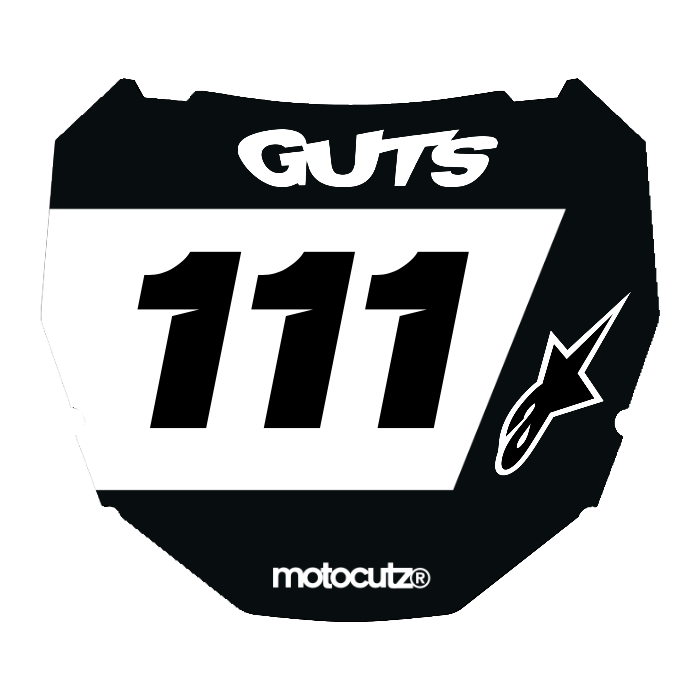 CUSTOM ODI NUMBER PLATE DECAL