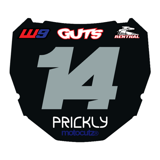 CUSTOM ODI NUMBER PLATE DECAL