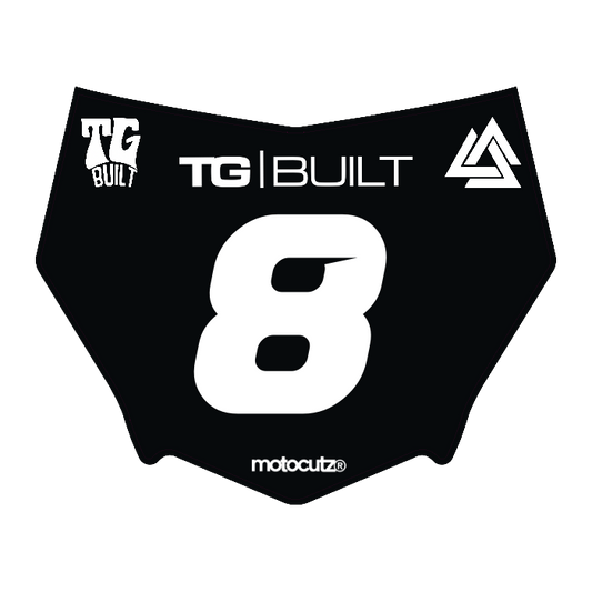 CUSTOM MOTOCUTZ FRONT PLATE DECAL