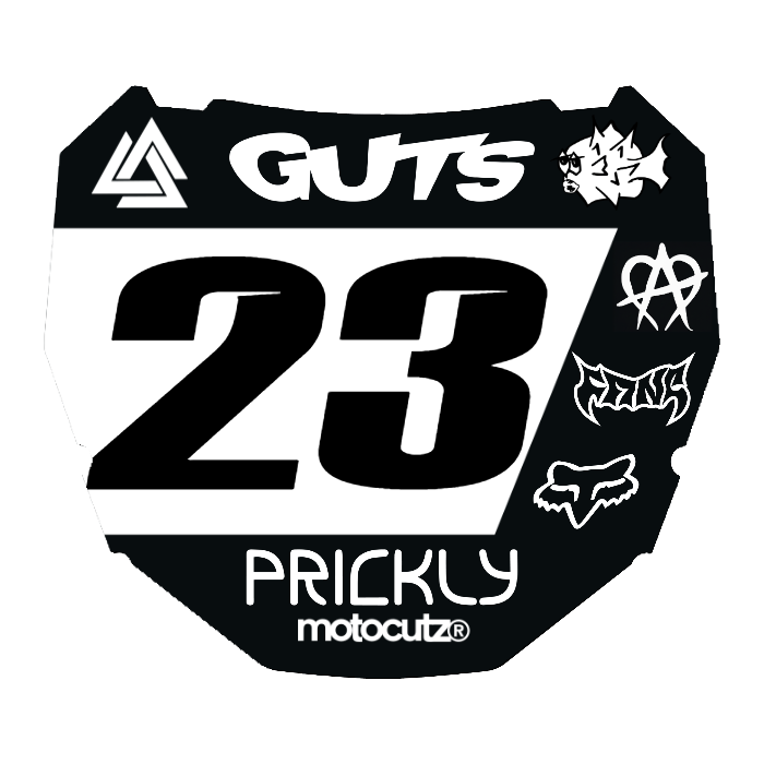 CUSTOM ODI NUMBER PLATE DECAL