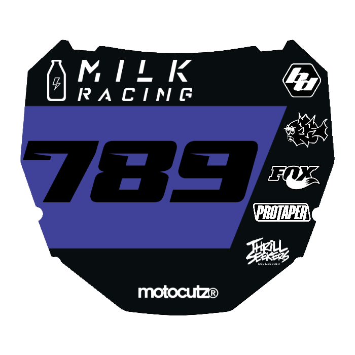 CUSTOM ODI NUMBER PLATE DECAL