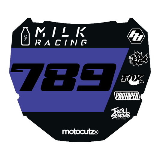 CUSTOM ODI NUMBER PLATE DECAL