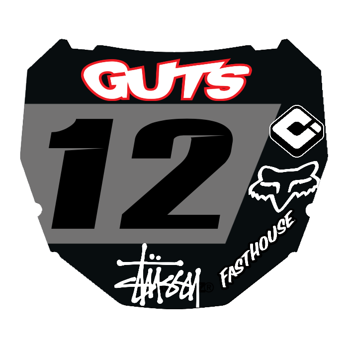 CUSTOM ODI NUMBER PLATE DECAL