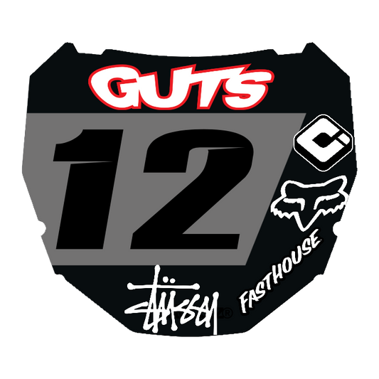 CUSTOM ODI NUMBER PLATE DECAL