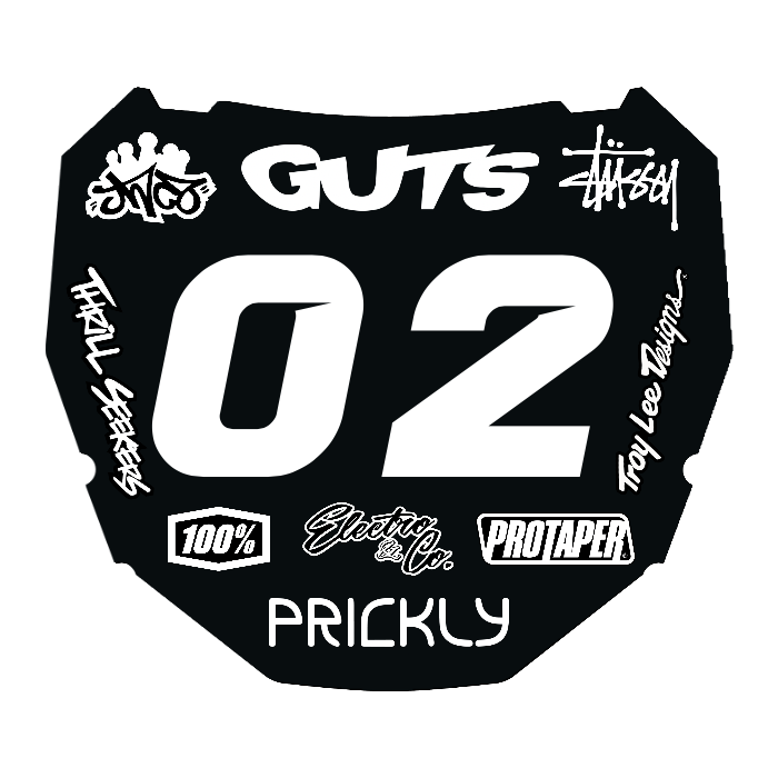 CUSTOM ODI NUMBER PLATE DECAL