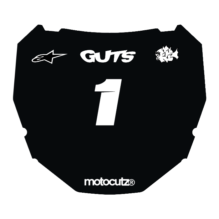 CUSTOM ODI NUMBER PLATE DECAL