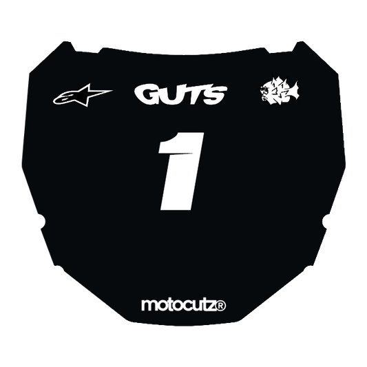 CUSTOM ODI NUMBER PLATE DECAL