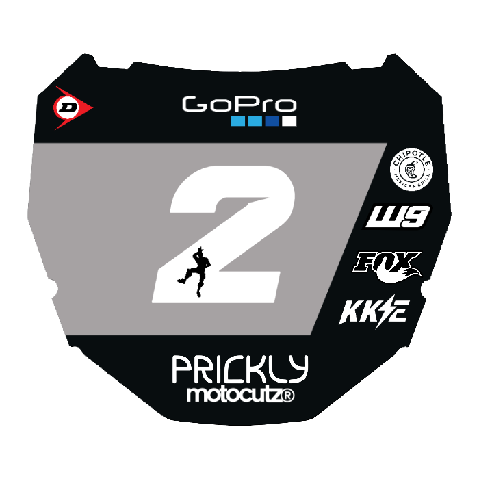 CUSTOM ODI NUMBER PLATE DECAL