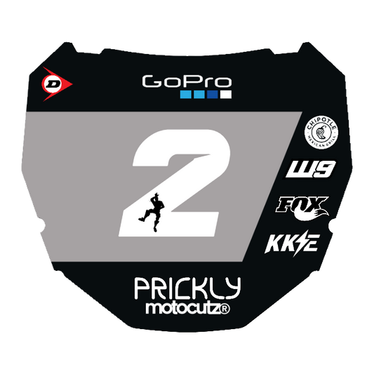 CUSTOM ODI NUMBER PLATE DECAL