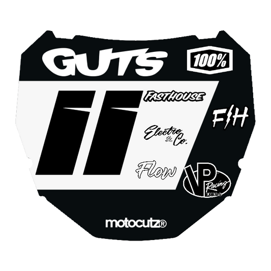 CUSTOM ODI NUMBER PLATE DECAL