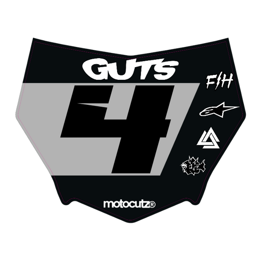 CUSTOM MOTOCUTZ FRONT PLATE DECAL