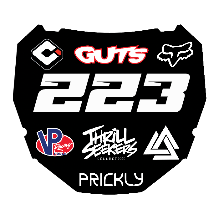 CUSTOM ODI NUMBER PLATE DECAL
