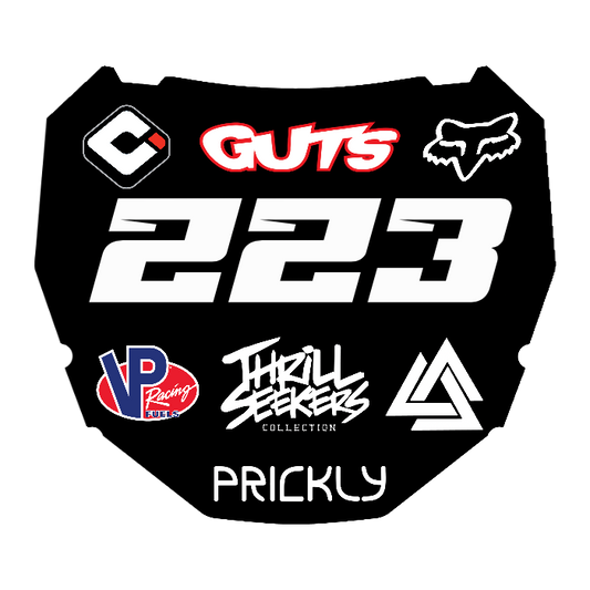 CUSTOM ODI NUMBER PLATE DECAL