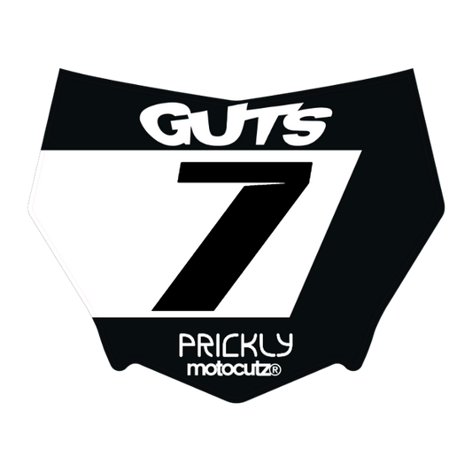 CUSTOM MOTOCUTZ FRONT PLATE DECAL