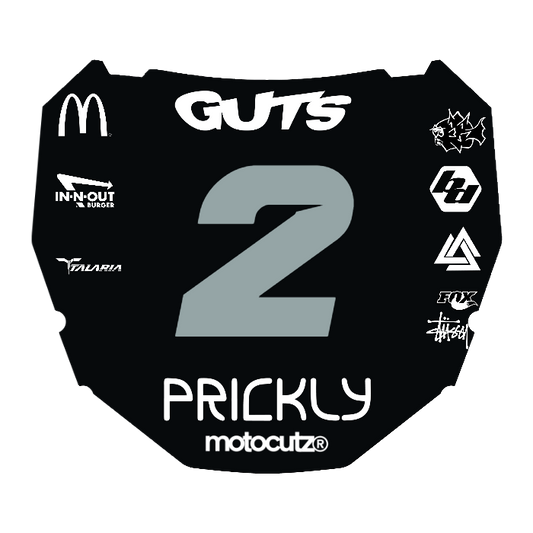 CUSTOM ODI NUMBER PLATE DECAL