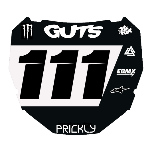 CUSTOM ODI NUMBER PLATE DECAL