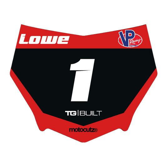 CUSTOM MOTOCUTZ FRONT PLATE DECAL