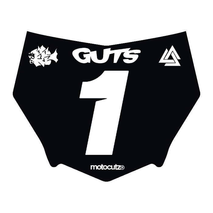 CUSTOM MOTOCUTZ FRONT PLATE DECAL