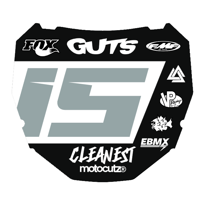 CUSTOM ODI NUMBER PLATE DECAL