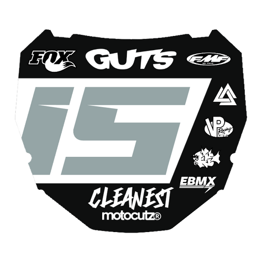 CUSTOM ODI NUMBER PLATE DECAL