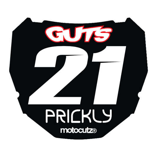CUSTOM ODI NUMBER PLATE DECAL