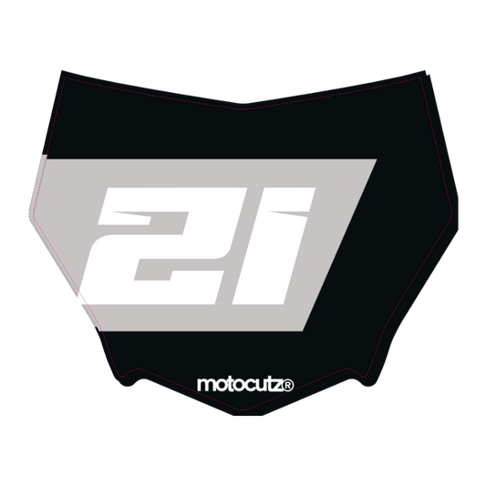 CUSTOM MOTOCUTZ FRONT PLATE DECAL