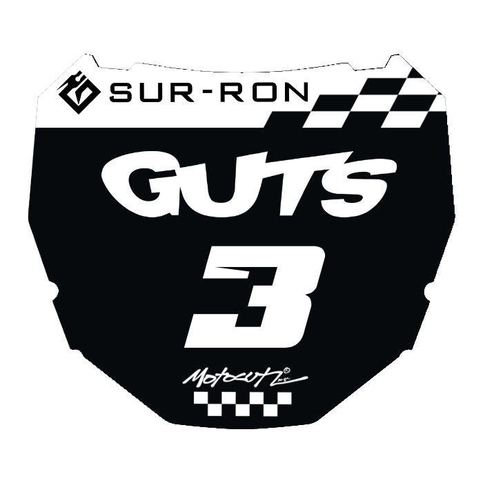 CUSTOM ODI NUMBER PLATE DECAL