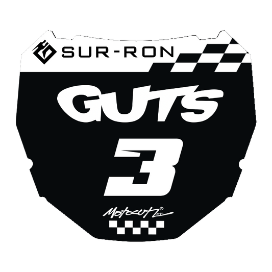 CUSTOM ODI NUMBER PLATE DECAL
