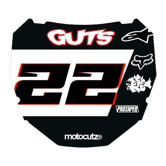 CUSTOM ODI NUMBER PLATE DECAL