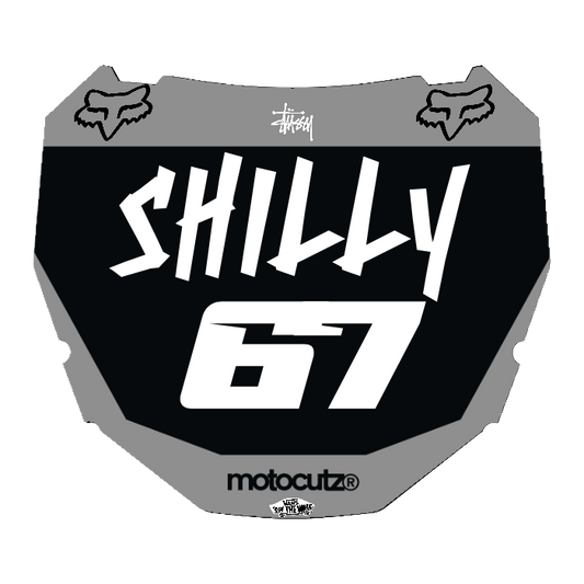 CUSTOM ODI NUMBER PLATE DECAL