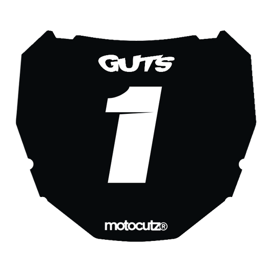 CUSTOM ODI NUMBER PLATE DECAL