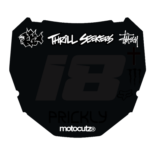 CUSTOM ODI NUMBER PLATE DECAL