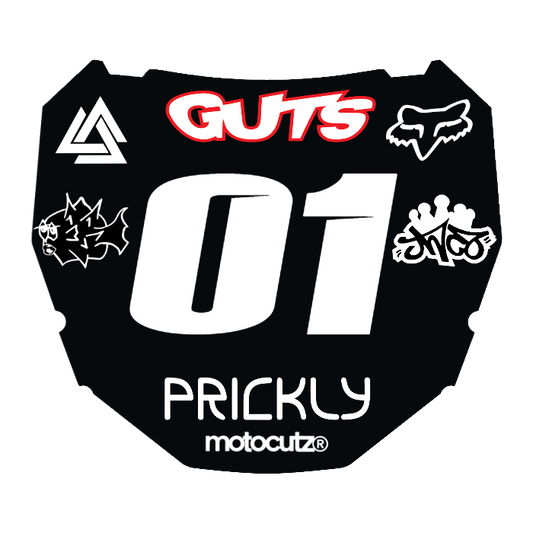 CUSTOM ODI NUMBER PLATE DECAL