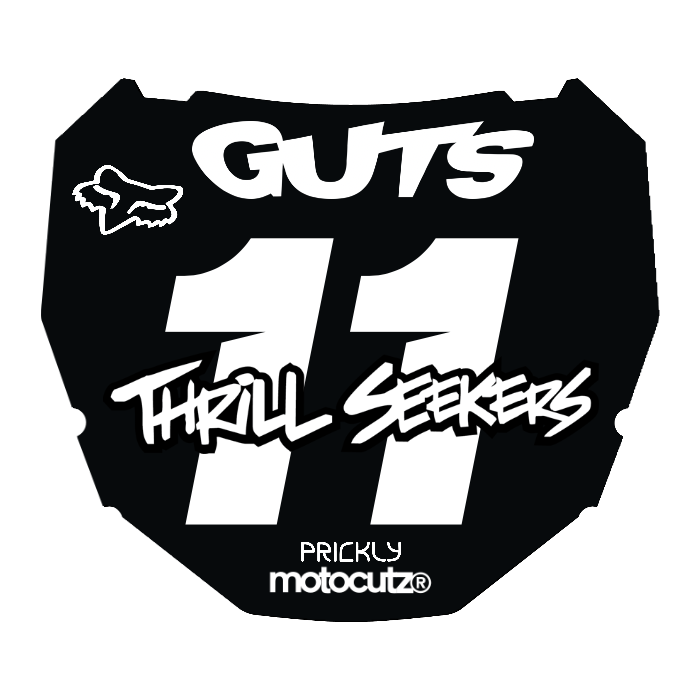 CUSTOM ODI NUMBER PLATE DECAL