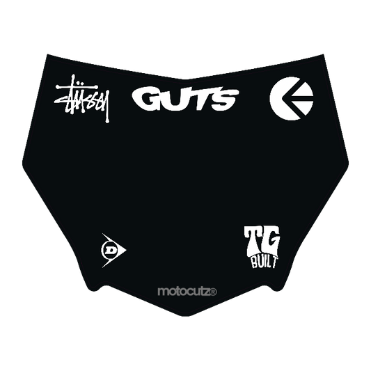 CUSTOM MOTOCUTZ FRONT PLATE DECAL