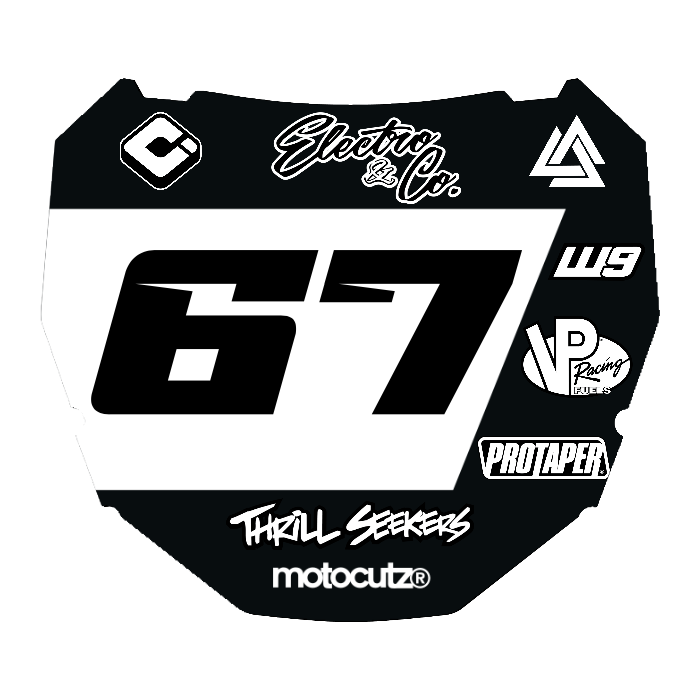 CUSTOM ODI NUMBER PLATE DECAL