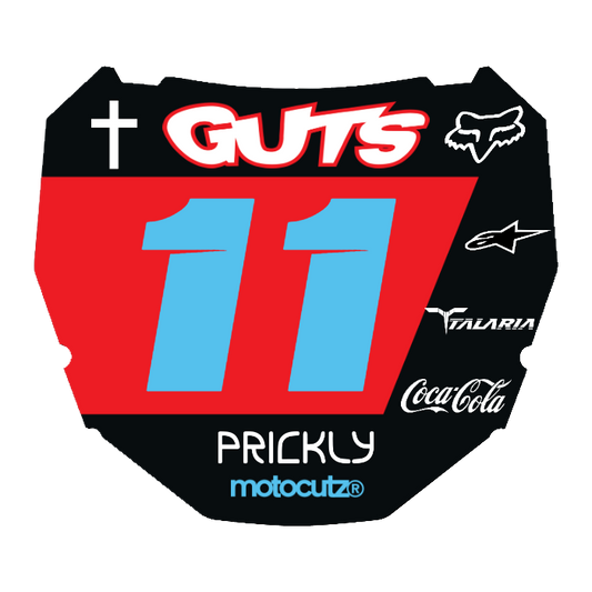 CUSTOM ODI NUMBER PLATE DECAL
