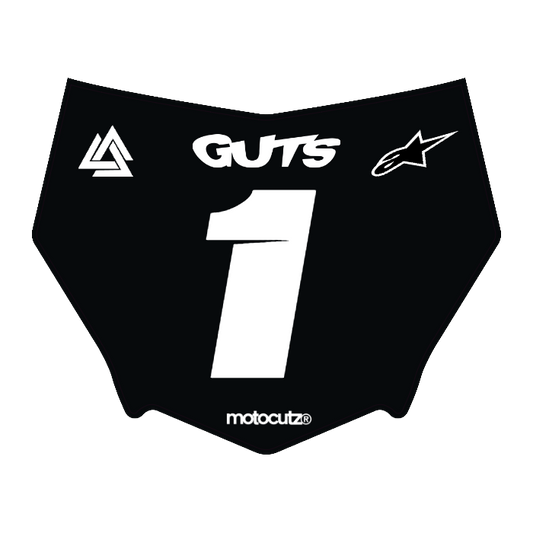 CUSTOM MOTOCUTZ FRONT PLATE DECAL